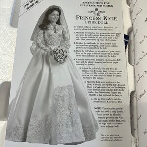 Princess Kate Bride Doll by Danbury Mint